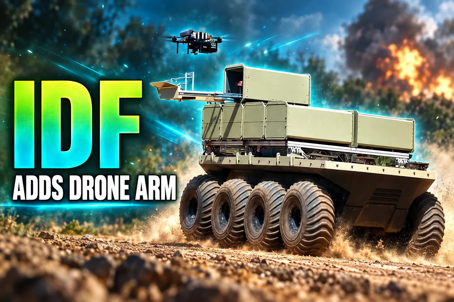 IDF unmanned systems AI fourth branch Hanukkah