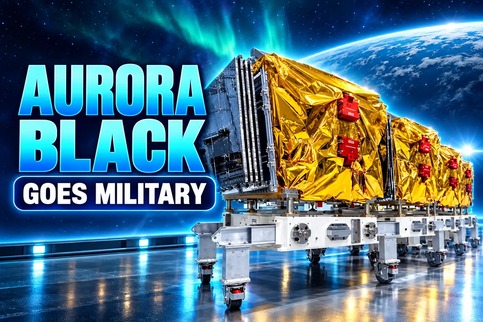 MDA Space Aurora Black military satellite software-defined