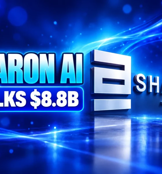 Sharon AI $8.8 billion Goldman conference roadshow