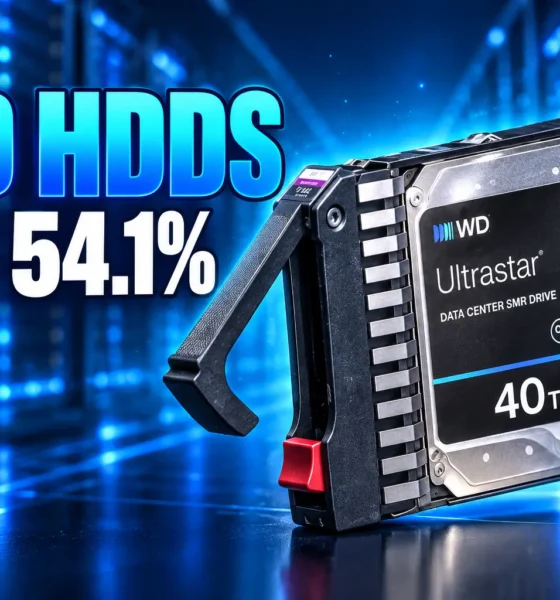Western Digital Q4 cloud HDD 54.1% gross margin