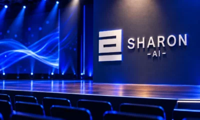 Sharon AI $8.8 billion book Goldman conference