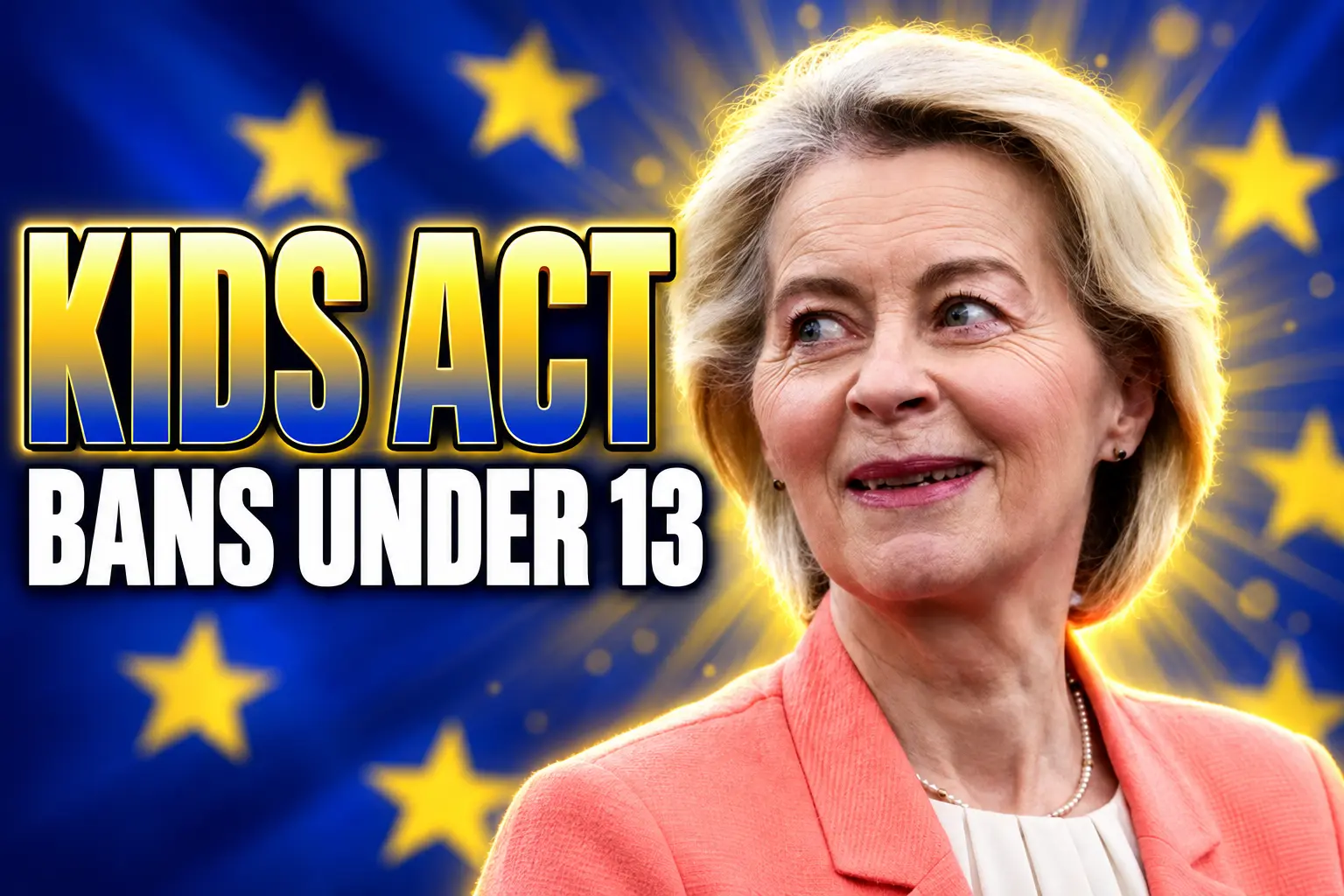 EU Kids Act social media ban for children under 13