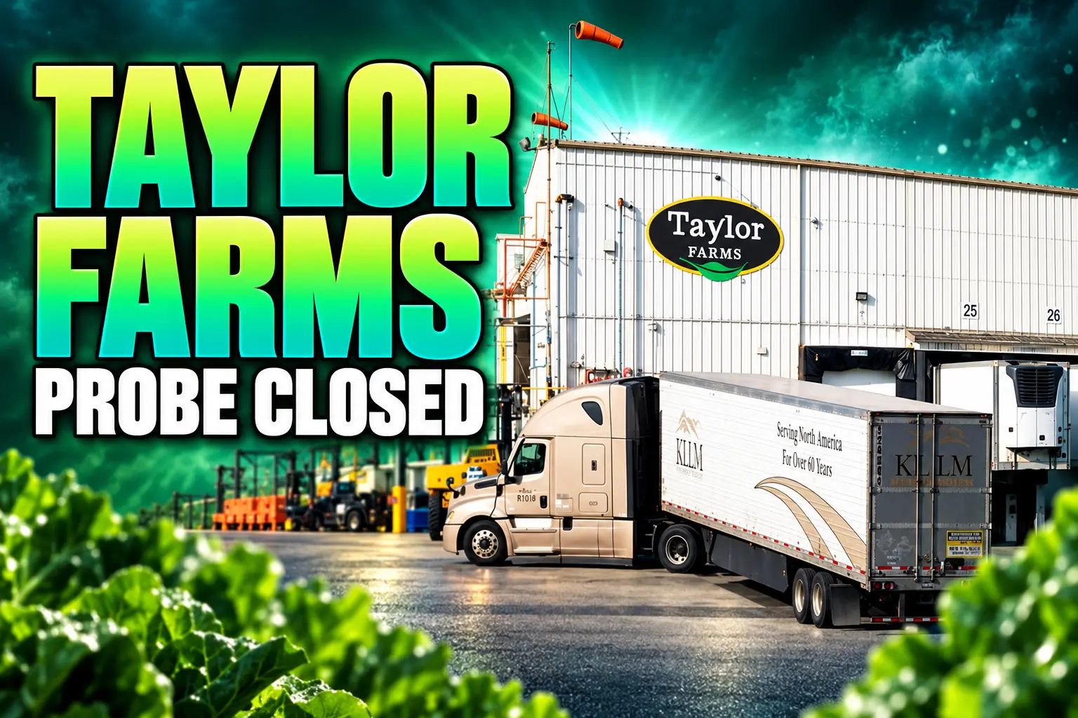 Taylor Farms Mexico Cyclospora outbreak FDA investigation closed